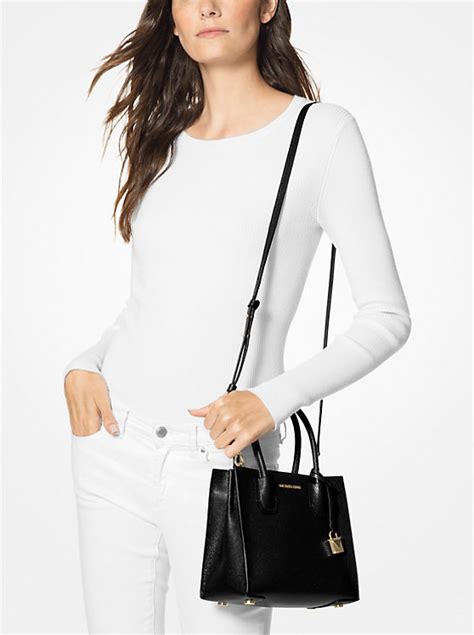 michael kors mercer medium schwarz|Michael Kors mercer gallery medium.